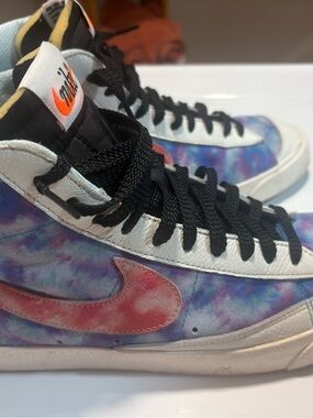 Nike Blazer Mid 77 Vintage Tie Dye Blue Purple high top